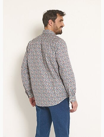 Camisa con estampado floral elegante - Afibel