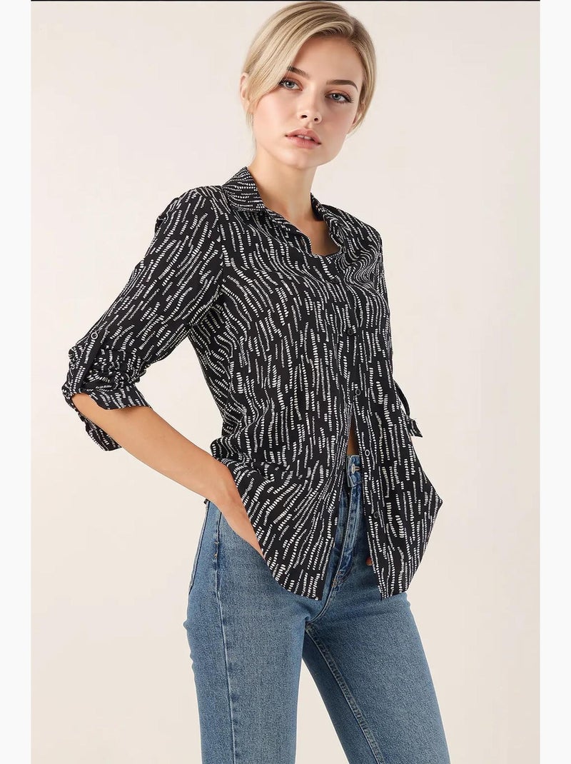 Camisa con estampado gráfico bdart Gris - Kiabi