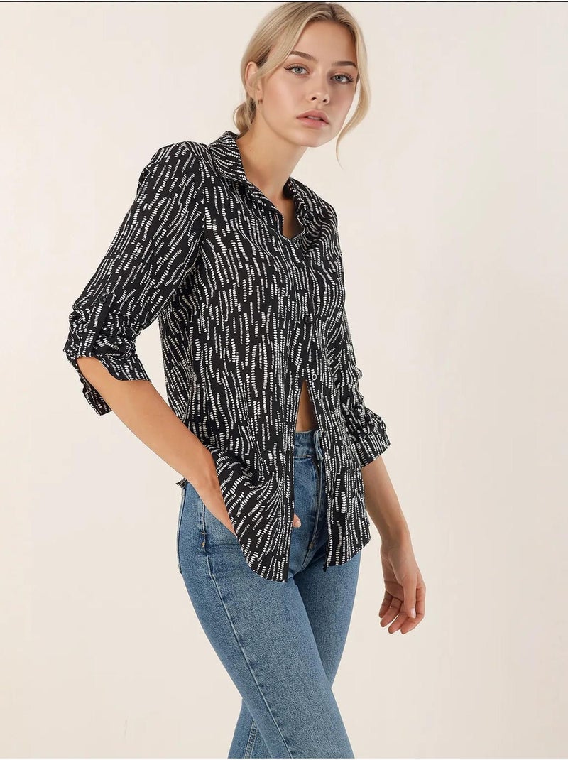 Camisa con estampado gráfico bdart Gris - Kiabi