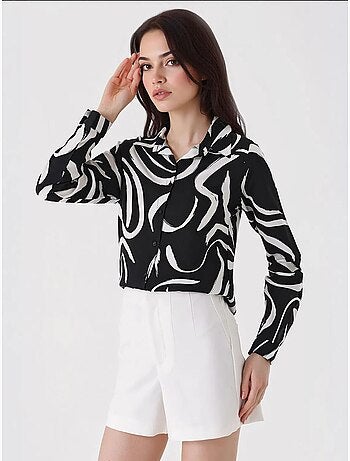 Camisa con estampado gráfico bdart