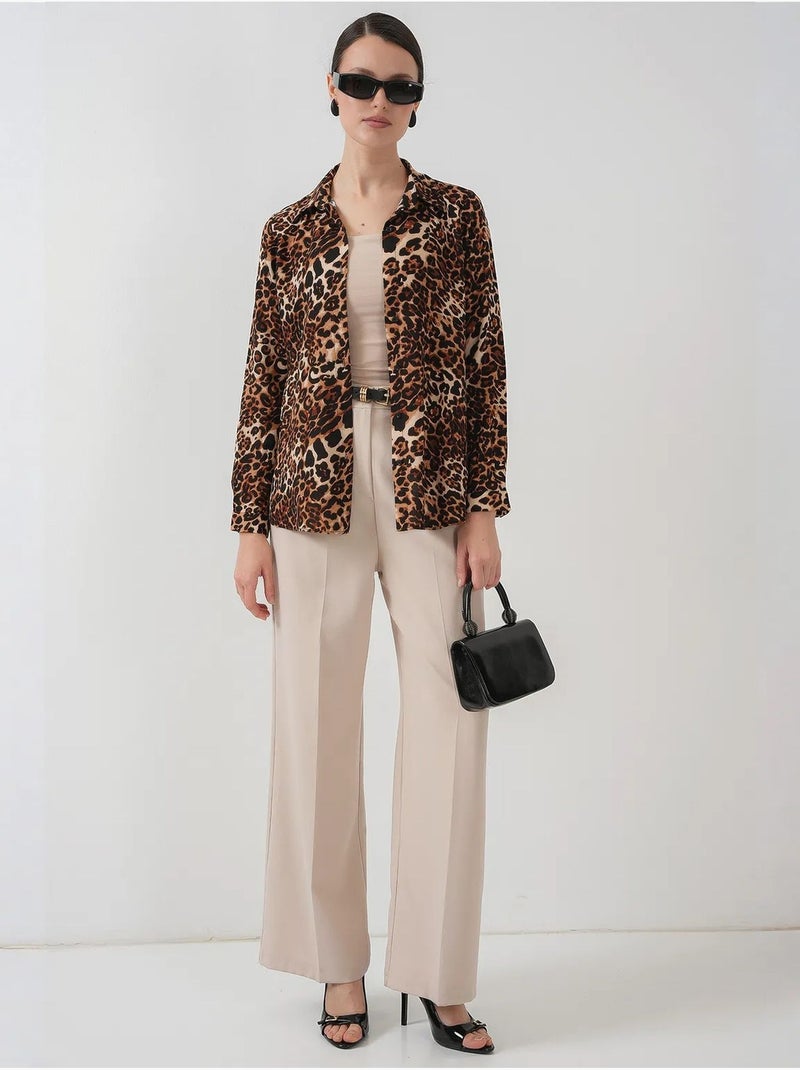 Camisa con estampado gráfico bdart Marrón - Kiabi