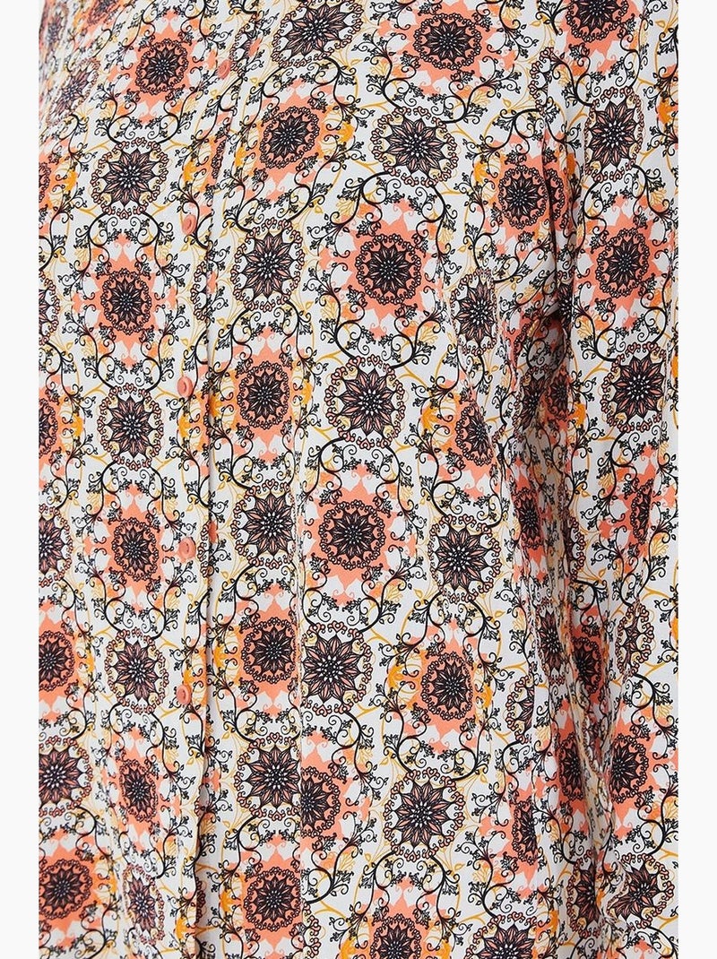 Camisa con estampado gráfico bdart Naranja - Kiabi