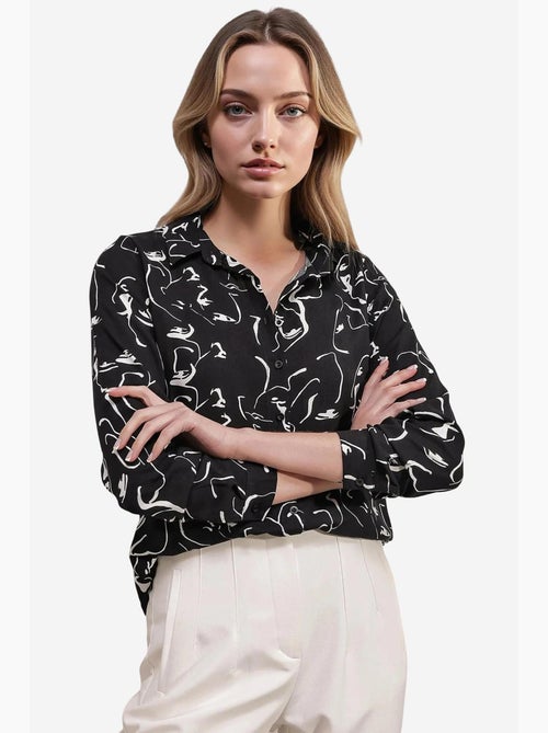 Camisa con estampado gráfico bdart - Kiabi Camisa con estampado gráfico bdart - Kiabi