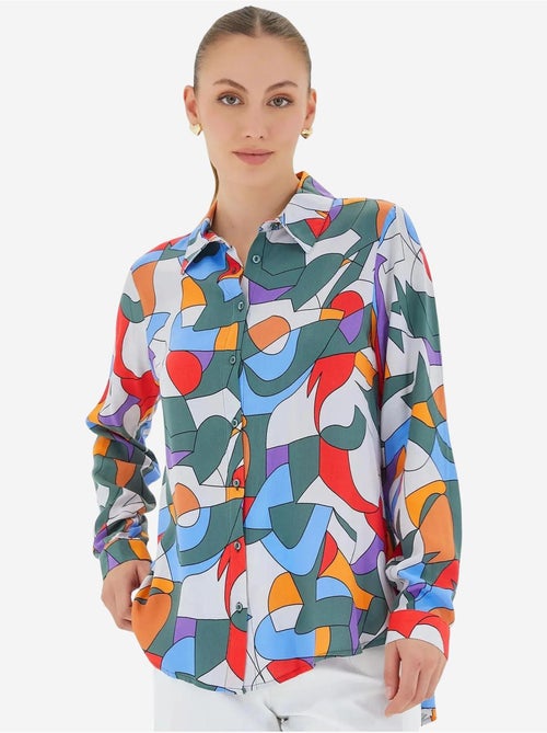 Camisa con estampado gráfico bdart - Kiabi Camisa con estampado gráfico bdart - Kiabi