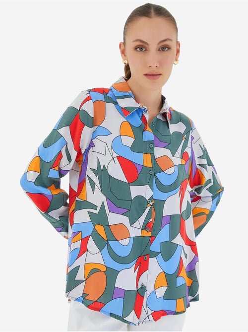 Camisa con estampado gráfico bdart - Kiabi Camisa con estampado gráfico bdart - Kiabi