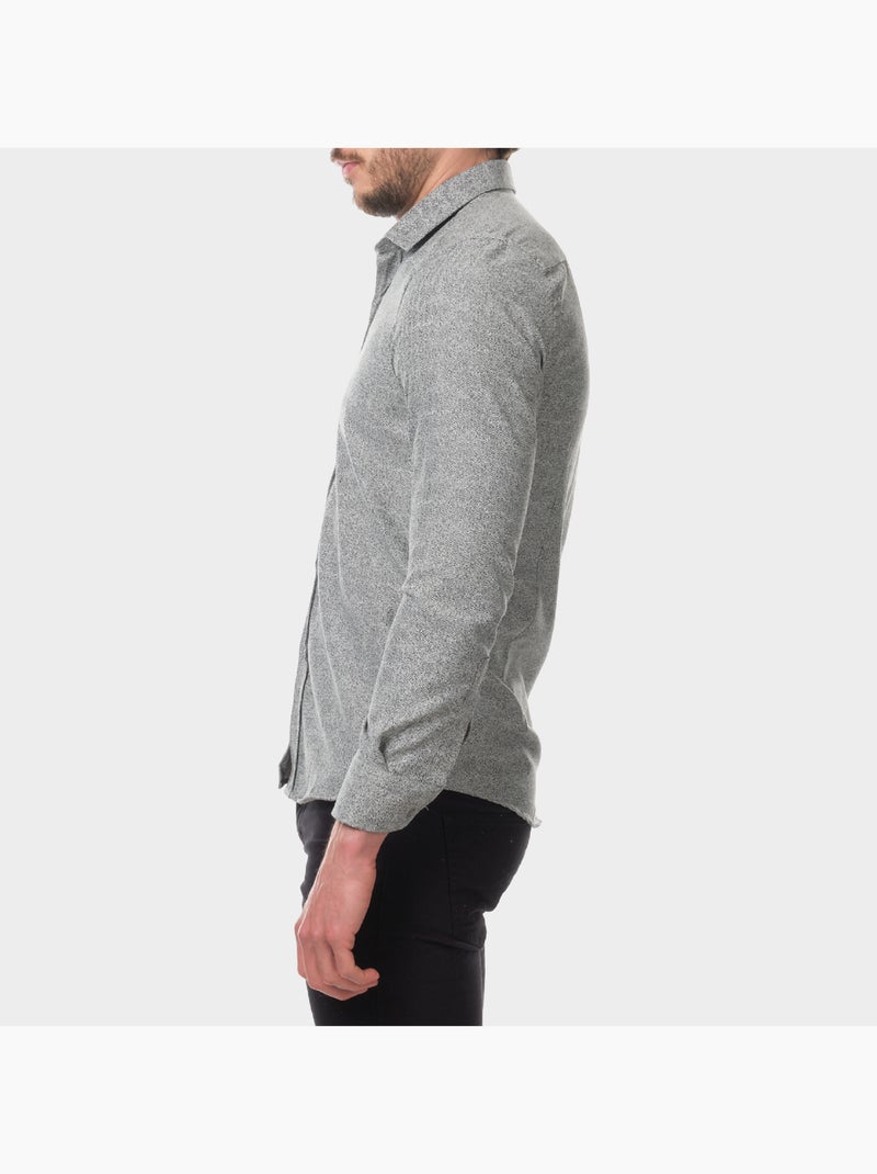 Camisa con estampado Negro - Kiabi