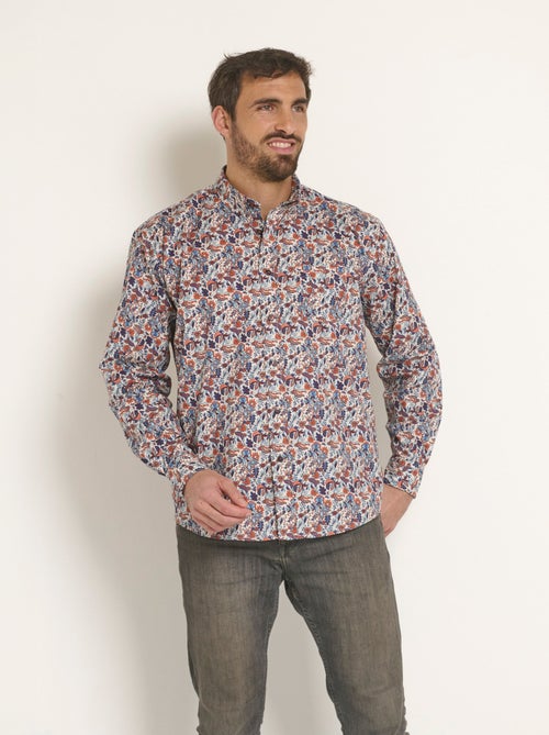 Camisa con estampado paisley fantasía - Afibel - Kiabi