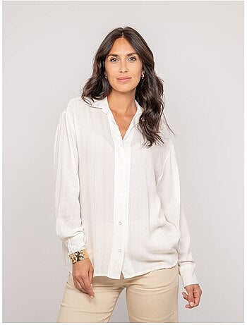 Camisa con hilo lurex ODAYA