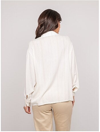 Camisa con hilo lurex ODAYA