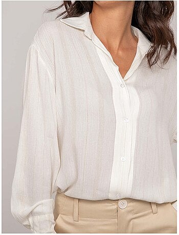 Camisa con hilo lurex ODAYA