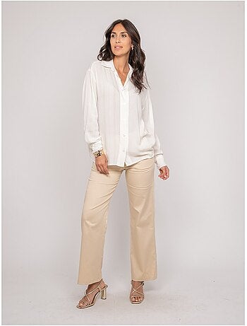 Camisa con hilo lurex ODAYA