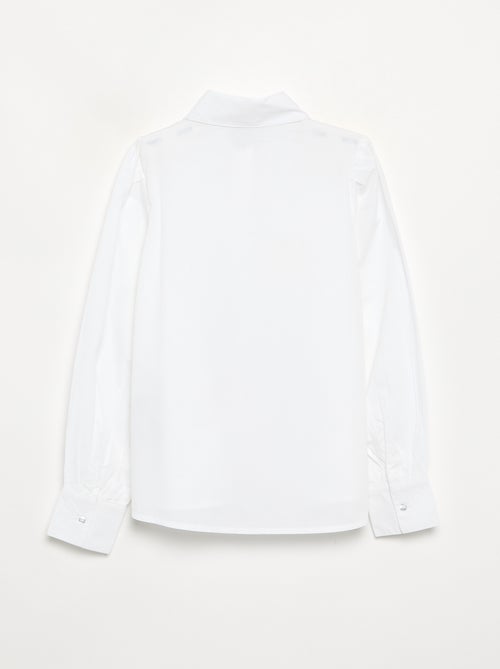 Camisa con joyas falsas en el cuello - Kiabi