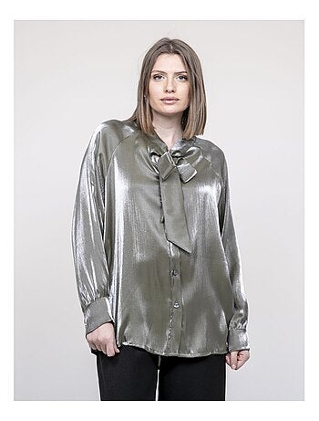 Camisa con lazada ORNELLA