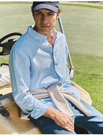 Camisa con lino, MO Fashion