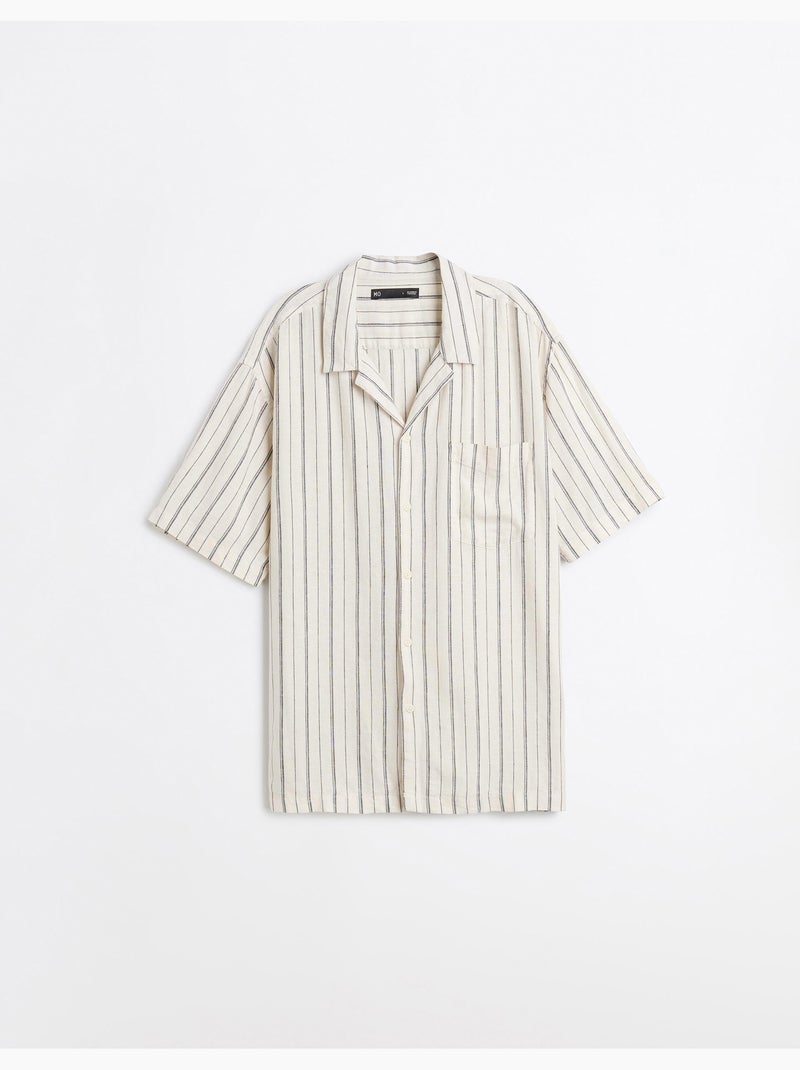 Camisa con lino, MO Fashion Beige - Kiabi