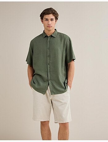 Camisa con lino, MO Fashion