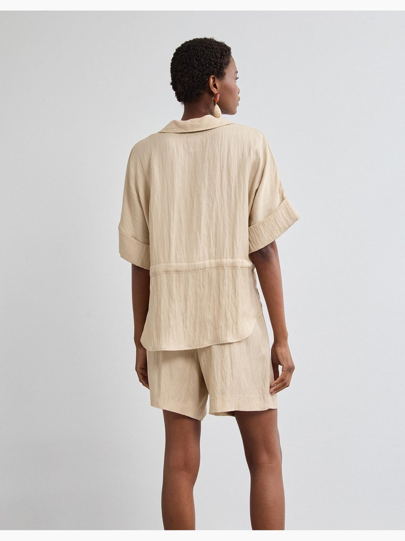 Camisa con Lyocell, MO Fashion Beige - Kiabi