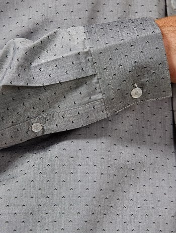 Hombre de más de 1’90m - Camisa con motivo de espigas +1,90 m - Kiabi