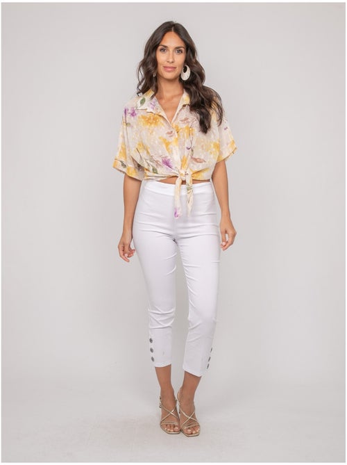 Camisa con motivo y bordado OWANIE - Kiabi Camisa con motivo y bordado OWANIE - Kiabi