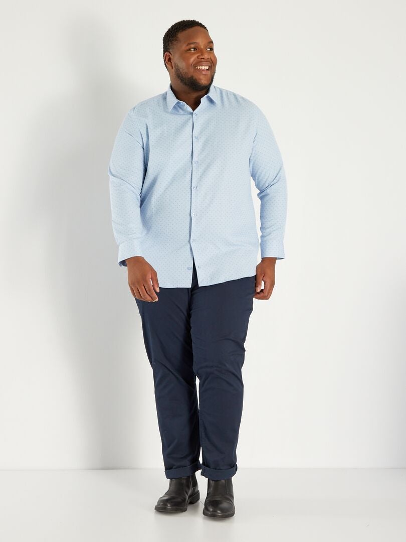 Camisa con motivos AZUL - Kiabi