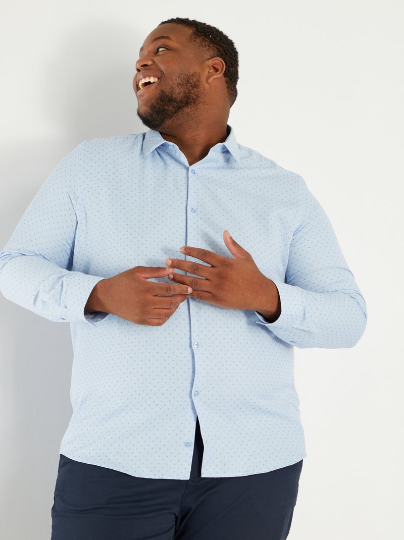Camisa con motivos AZUL - Kiabi