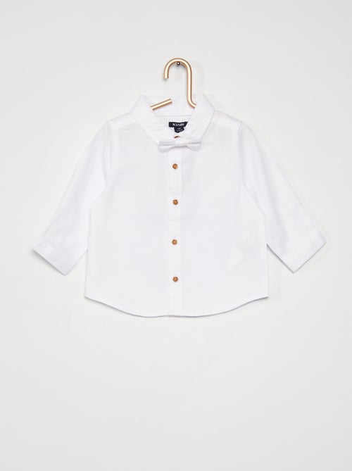 Camisa con pajarita - Kiabi