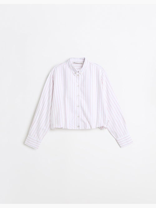 Camisa corta a rayas, mo fashion - Kiabi