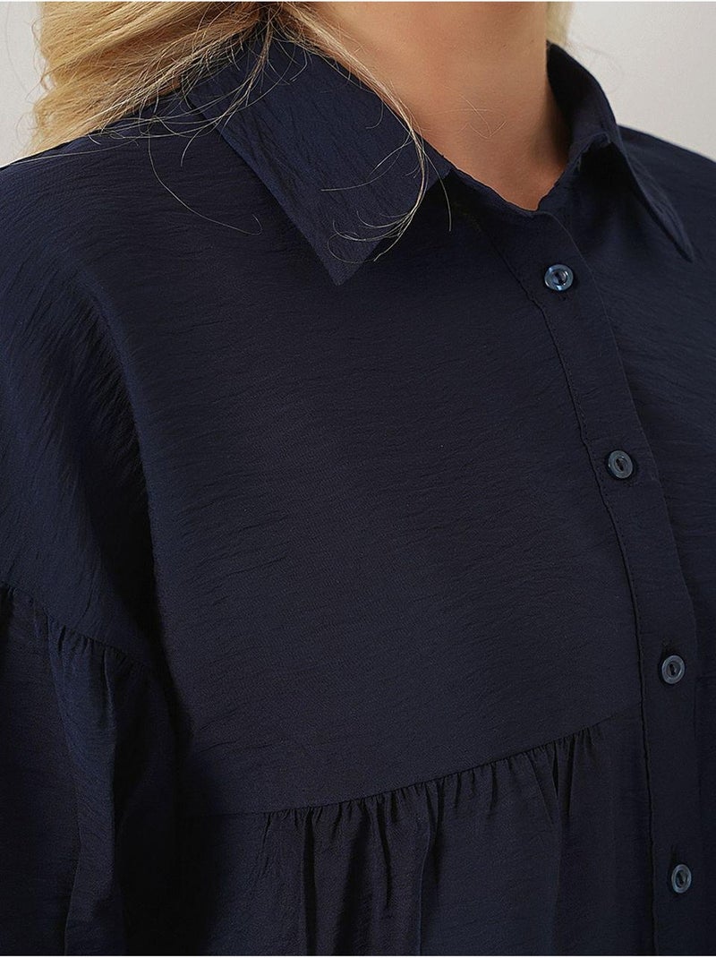 Camisa corta de manga corta bdart Azul marino - Kiabi