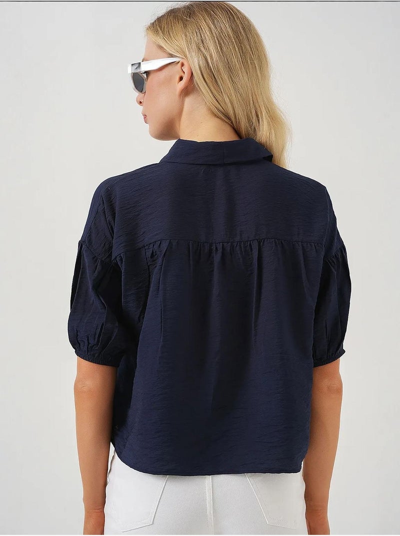 Camisa corta de manga corta bdart Azul marino - Kiabi