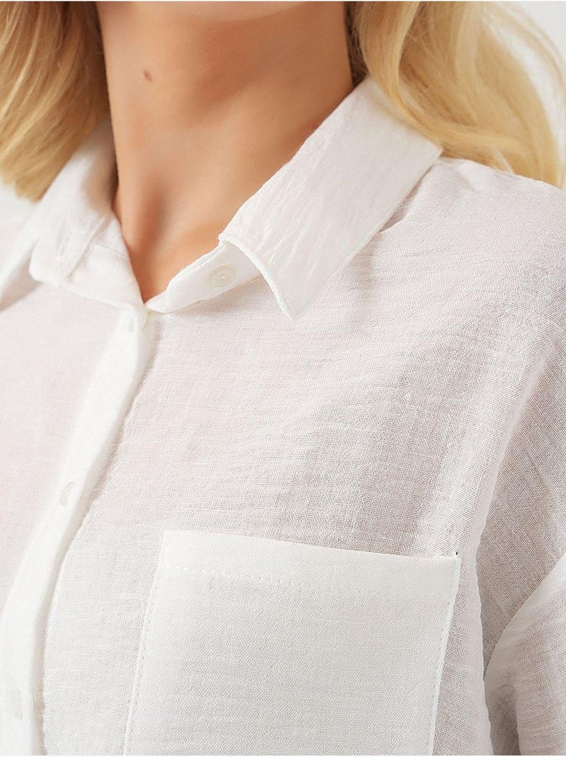 Camisa corta de manga corta bdart Blanco - Kiabi