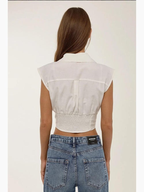 Camisa corta hiccup - Kiabi