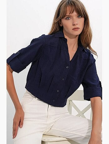 Camisa crop oversize bdart
