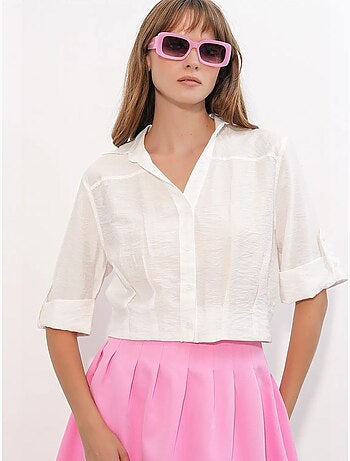 Camisa crop oversize bdart
