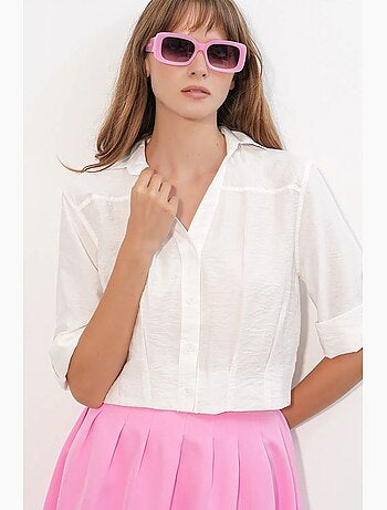 Camisa crop oversize bdart