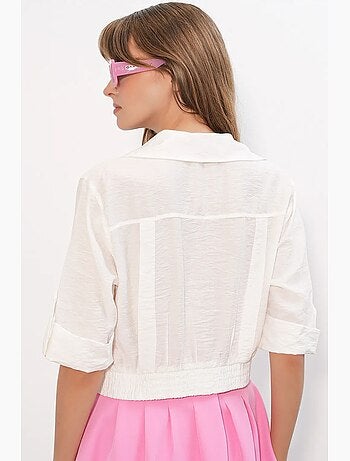 Camisa crop oversize bdart