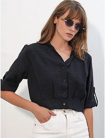 Camisa crop oversize bdart