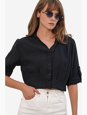 Camisa crop oversize bdart