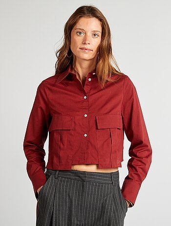 Camisa crop