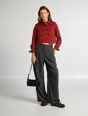 Camisa crop