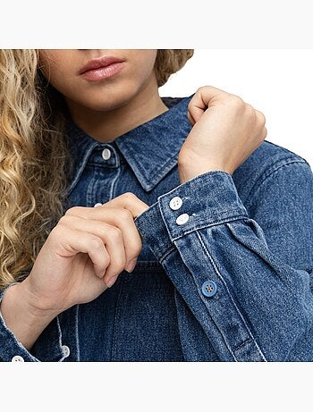 Camisa crop vaquera mujer mujer nimes-w