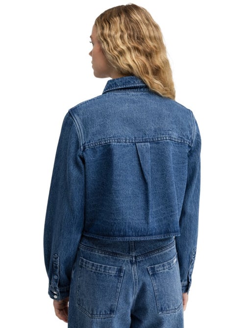 Camisa crop vaquera mujer mujer nimes-w - Kiabi Camisa crop vaquera mujer mujer nimes-w - Kiabi