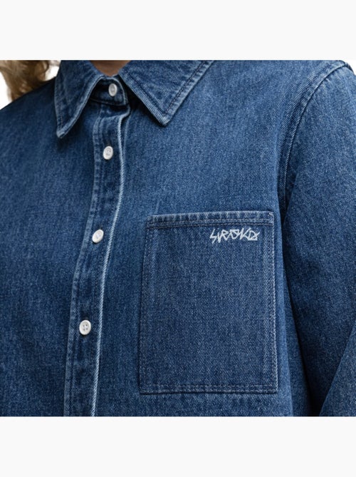 Camisa crop vaquera mujer mujer nimes-w - Kiabi Camisa crop vaquera mujer mujer nimes-w - Kiabi