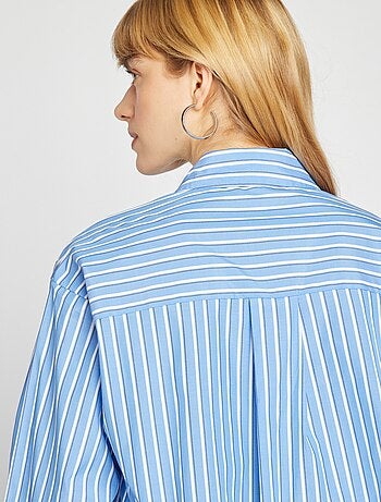 Camisa cropped de rayas
