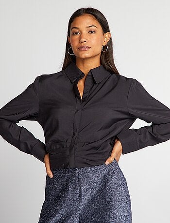 Camisa cropped - Kiabi