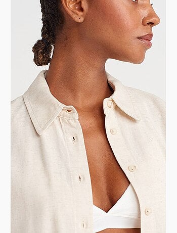 Camisa cropped oversize dilvin