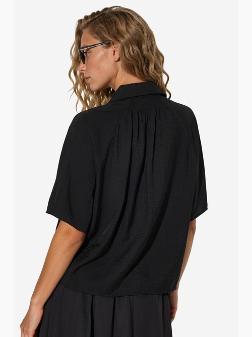 Camisa cropped relaxed de mujer busem - Kiabi