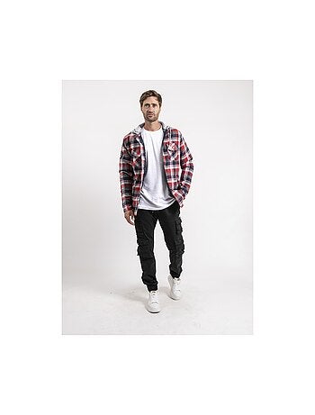 Camisa cuadros con capucha TARZAC