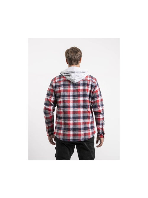 Camisa cuadros con capucha TARZAC - Kiabi Camisa cuadros con capucha TARZAC - Kiabi