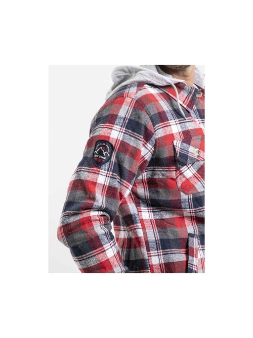 Camisa cuadros con capucha TARZAC - Kiabi Camisa cuadros con capucha TARZAC - Kiabi