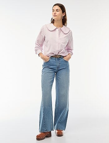 Camisa cuello Claudine